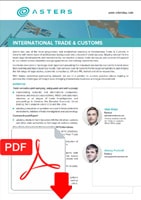 Asters International Trade Brochure